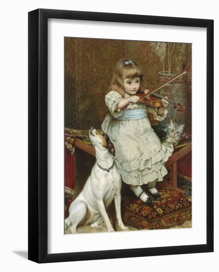 The Broken String-Charles Burton Barber-Framed Premium Giclee Print