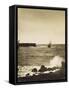 The Broken Wave; La Vague Brise-Mer, Mediterranee-Gustave Le Gray-Framed Stretched Canvas