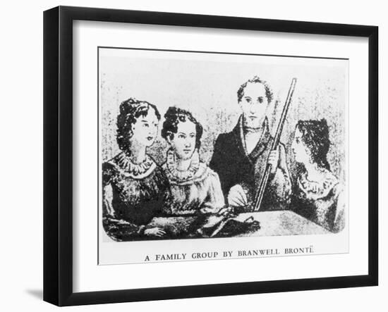 The Bronte Family-Patrick Branwell Bronte-Framed Giclee Print