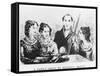 The Bronte Family-Patrick Branwell Bronte-Framed Stretched Canvas