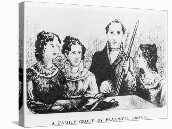 The Bronte Family-Patrick Branwell Bronte-Stretched Canvas