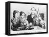 The Bronte Family-Patrick Branwell Bronte-Framed Stretched Canvas