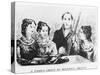 The Bronte Family-Patrick Branwell Bronte-Stretched Canvas