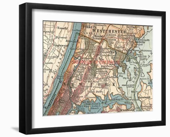 The Bronx (C. 1900)-Encyclopaedia Britannica-Framed Art Print