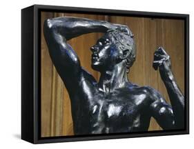 The Bronze Age, 1876-Auguste Rodin-Framed Stretched Canvas