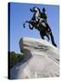 The Bronze Horseman Statue, Monument to Tsar Peter the Great, St. Petersburg, Russia-Nancy & Steve Ross-Stretched Canvas