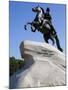 The Bronze Horseman Statue, Monument to Tsar Peter the Great, St. Petersburg, Russia-Nancy & Steve Ross-Mounted Photographic Print