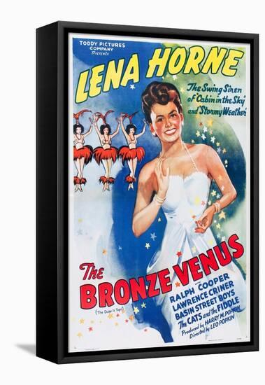 The Bronze Venus, (aka The Duke is Tops), Lena Horne on 1943 poster art, 1938-null-Framed Stretched Canvas