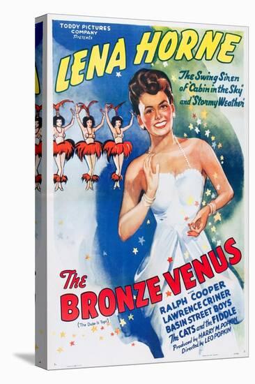 The Bronze Venus, (aka The Duke is Tops), Lena Horne on 1943 poster art, 1938-null-Stretched Canvas