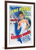 The Bronze Venus, (aka The Duke is Tops), Lena Horne on 1943 poster art, 1938-null-Framed Art Print