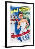 The Bronze Venus, (aka The Duke is Tops), Lena Horne on 1943 poster art, 1938-null-Framed Art Print