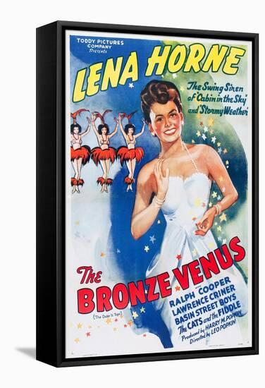 The Bronze Venus, (aka The Duke is Tops), Lena Horne on 1943 poster art, 1938-null-Framed Stretched Canvas