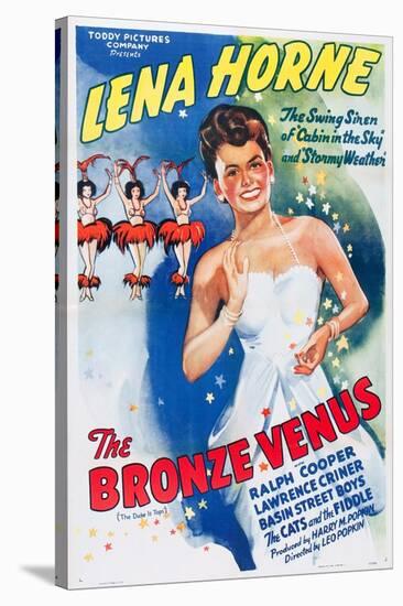 The Bronze Venus, (aka The Duke is Tops), Lena Horne on 1943 poster art, 1938-null-Stretched Canvas