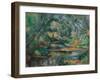 The Brook, 1895-1900, by Paul Cezanne, 1839-1906, French Impressionist painting,-Paul Cezanne-Framed Art Print