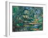 The Brook, C.1895-1900 (Oil on Fabric)-Paul Cezanne-Framed Giclee Print