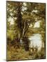 The Brook He Loved, 1892-Edward Wilkins Waite-Mounted Giclee Print