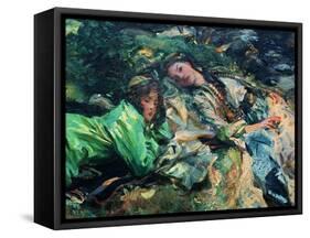 The Brook-John Singer Sargent-Framed Stretched Canvas