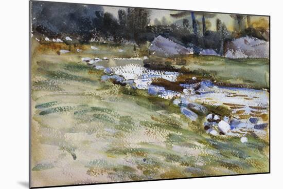 The Brook-John Singer Sargent-Mounted Giclee Print