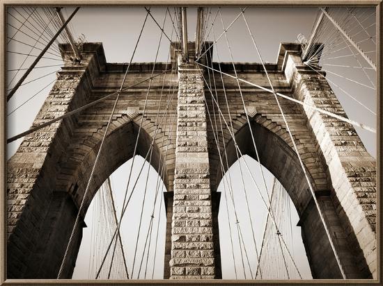 The Brooklyn Bridge, a National Landmark-Keith Barraclough-Framed Photographic Print
