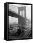 The Brooklyn Bridge, C.1903-10-null-Framed Stretched Canvas