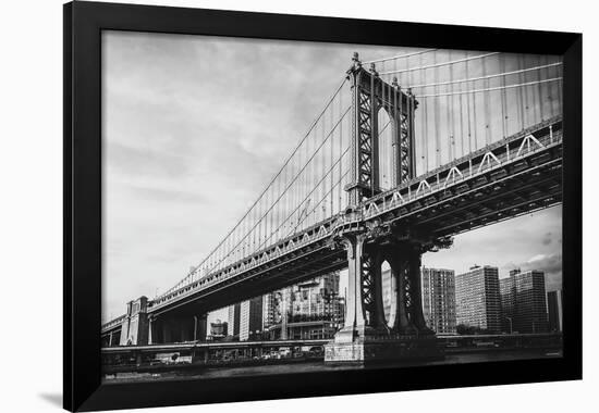 The Brooklyn Bridge - Iconic-Trends International-Framed Poster