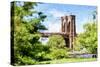The Brooklyn Bridge - In the Style of Oil Painting-Philippe Hugonnard-Stretched Canvas