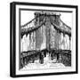 The Brooklyn Bridge, New York, 1883-null-Framed Art Print