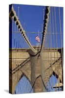The Brooklyn Bridge, New York, United States-null-Stretched Canvas