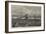 The Brooklyn Bridge over the East River, Between Long Island and New York-null-Framed Giclee Print