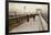 The Brooklyn Bridge Promenade, Looking Towards Manhattan, 1903-Joseph Byron-Framed Giclee Print