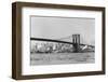 The Brooklyn Bridge Spans the East River, Ca. 1910-null-Framed Photographic Print