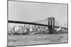 The Brooklyn Bridge Spans the East River, Ca. 1910-null-Mounted Photographic Print