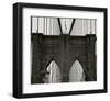 The Brooklyn Bridge-null-Framed Art Print