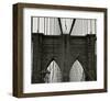 The Brooklyn Bridge-null-Framed Art Print