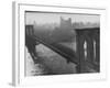 The Brooklyn Bridge-Arthur Schatz-Framed Photographic Print