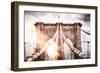 The Brooklyn Bridge-Philippe Hugonnard-Framed Giclee Print