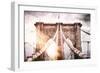 The Brooklyn Bridge-Philippe Hugonnard-Framed Giclee Print