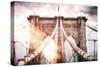The Brooklyn Bridge-Philippe Hugonnard-Stretched Canvas