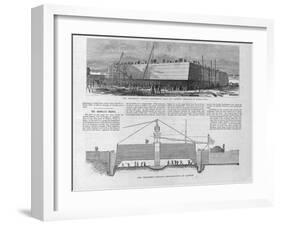 The Brooklyn Bridge.-null-Framed Giclee Print
