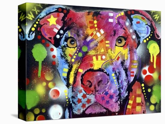 The Brooklyn Pit Bull-Dean Russo-Stretched Canvas