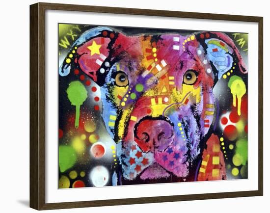 The Brooklyn Pit Bull-Dean Russo-Framed Giclee Print