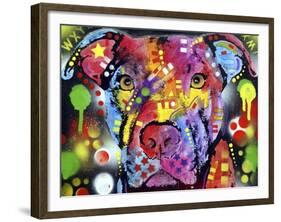 The Brooklyn Pit Bull-Dean Russo-Framed Giclee Print