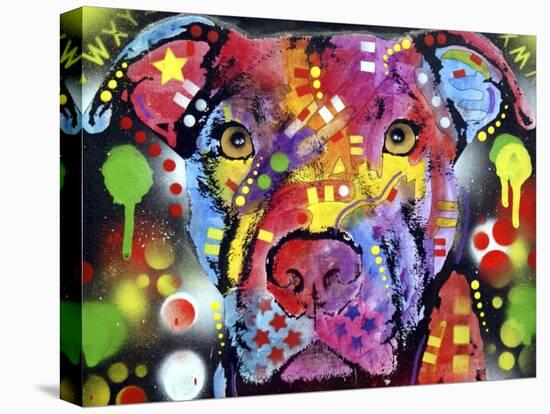 The Brooklyn Pit Bull-Dean Russo-Stretched Canvas