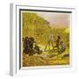 The Brothers Bold Encounter a Family of Gorillas-Ernest Henry Griset-Framed Giclee Print