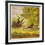 The Brothers Bold Pursued by Angry Gorillas-Ernest Henry Griset-Framed Giclee Print