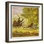 The Brothers Bold Pursued by Angry Gorillas-Ernest Henry Griset-Framed Giclee Print