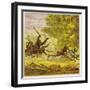 The Brothers Bold Pursued by Angry Gorillas-Ernest Henry Griset-Framed Giclee Print