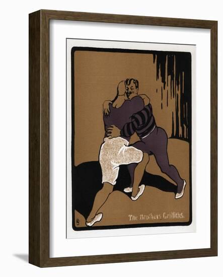 The Brothers Griffiths, Theatre Performers, Late 19th Century-null-Framed Giclee Print