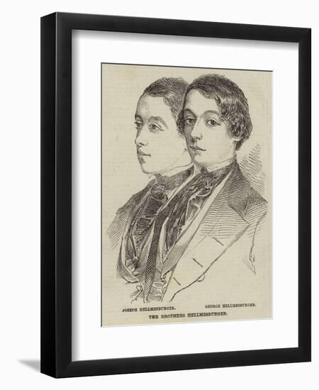 The Brothers Hellmesburger-null-Framed Giclee Print