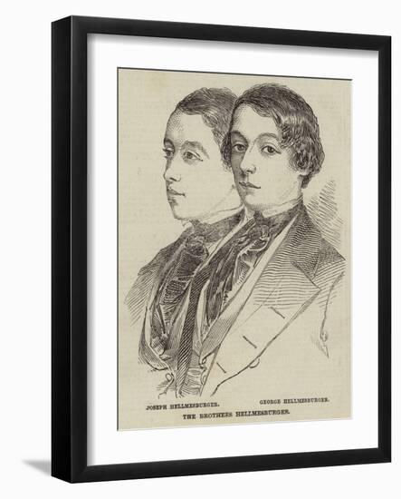 The Brothers Hellmesburger-null-Framed Giclee Print